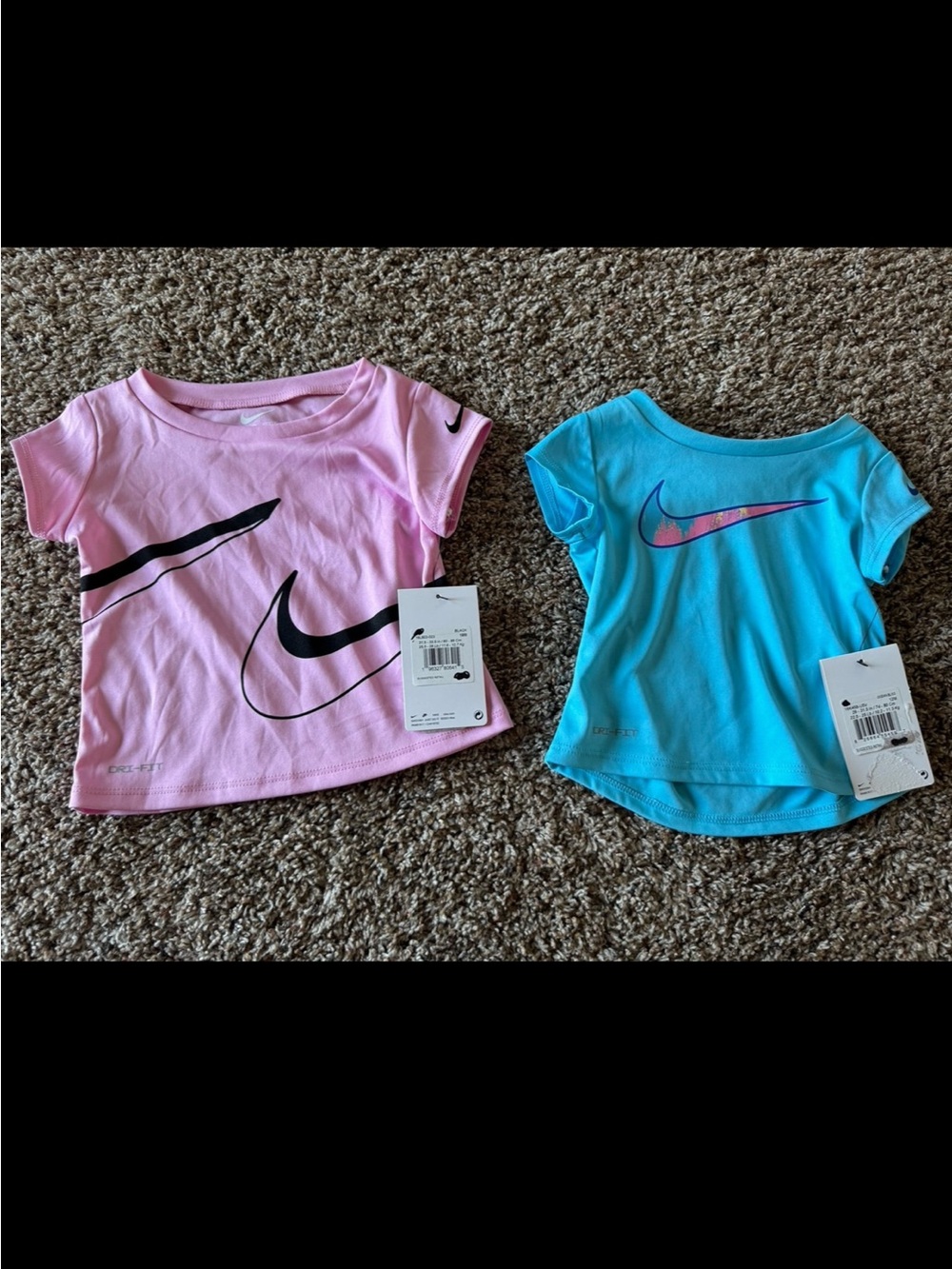 Nike Infant Toddler Shirts NWT size 12 and 18 months